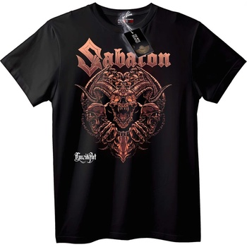 NOONEBRAND Тениска Sabacon Демон Skull - 2XL, White
