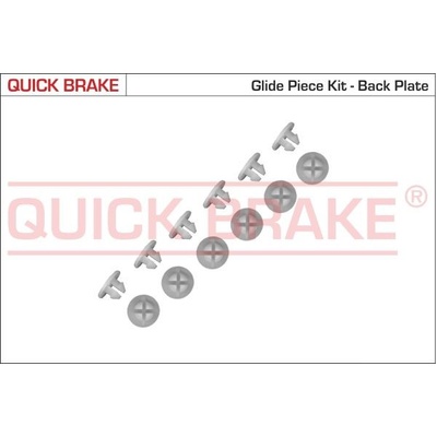 Sada příslušenství, brzdové čelisti Quick Brake 6859K