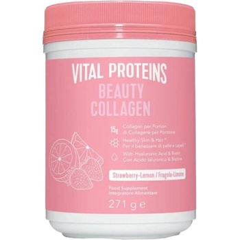 Vital Proteins Beauty Collagen | with Collagen Peptides & Hyaluronic Acid [271 грама] Ягода и лимон