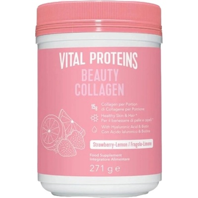 Vital Proteins Beauty Collagen | with Collagen Peptides & Hyaluronic Acid [271 грама] Ягода и лимон