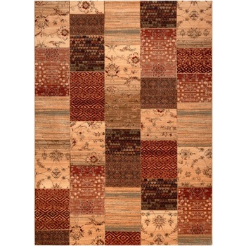 Najkoberce Kashqai 4327 101 Patchwork terakota