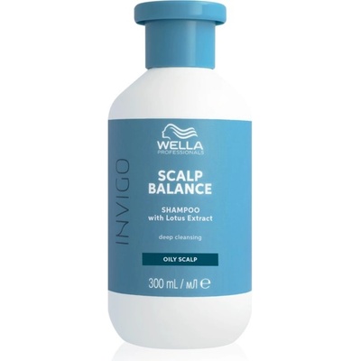 Wella Professionals Invigo Scalp Balance hloubkově čisticí šampon pro mastnou pokožku hlavy 300 ml