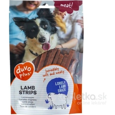 Duvo+ Prúžky jahňacie 80 g
