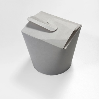 Image 1 of ЛАЙТС КАРТОНЕНА КУТИЯ ЗА ДЮНЕР БЯЛА 16oz 0, 500МЛ 50бр