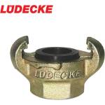 Lüdecke Байонетен съединител - женски накрайник с резба 1 / ludecke kig 10 / (lud kig 10)