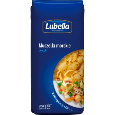 Lubella těstoviny Mořské mušle Gnocchi 400 g