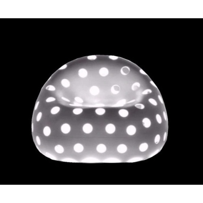 EURO 3 PLAST Svítící designové plastové křeslo AIRBALL LIGHT 6284A4572