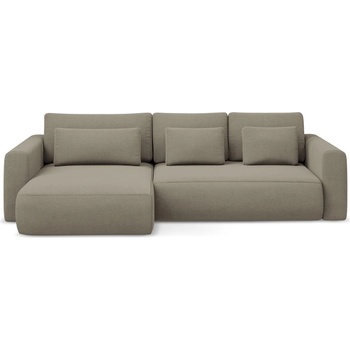 makamii Светлокафяв разтегателен ъглов диван с място за съхранение (ляв ъгъл) Kapua - Makamii (KAPUA_LCF_M_24_P1_C14)