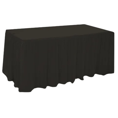 Horecano HORECANO-Драперия за маса 180x76xh74cm - BLACK L5, 14m (HC-16215) (0116215)