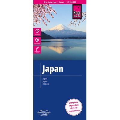 Reise Know-How Verlag mapa Japan 1:1,2 mil.