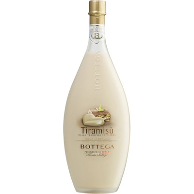 Bottega Liquore Tiramisu Cream 17% 0,5 l (čistá fľaša)