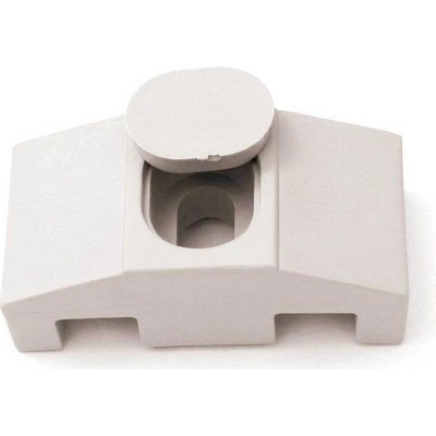 Příchytka PVC na čtyřhranný sloupek pro panely PILOFOR SUPER STRONG, bílá