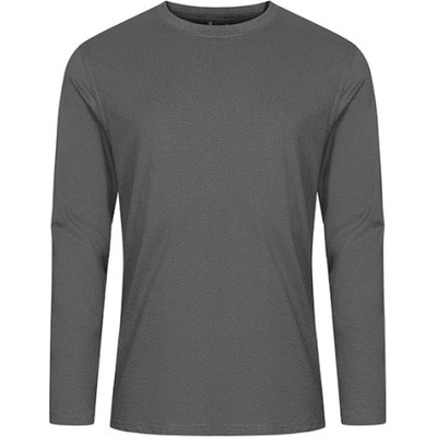 Promodoro Excd by Men´s t-shirt Long Sleeve pánské tričko s dlouhým rukávem CD4097 Steel Grey