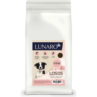 Lunaro Silver Tide Puppy losos a ryby s batáty 6 kg