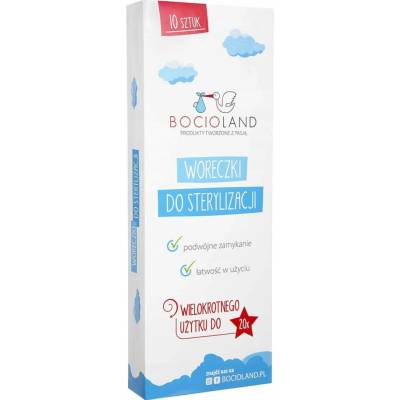 Bocioland Sáčky na sterilizaci lahví a dudlíků v mikrovlnné troubě 10 ks