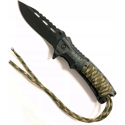 Kandar nôž poľovnícky Paracord s kresadlom 21/10cm