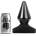 Анален разширител, класическа форма, 18, 5см. - All Black Anal Plug (D-222818)
