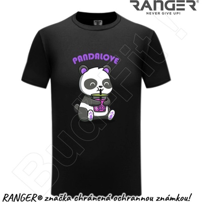 Ranger tričko motív Pandalove Fialová