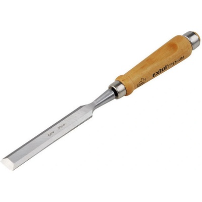 Dláto s kvalitnou bukovou rukoväťou, 12mm, dĺžka 275mm, CrV, EXTOL PREMIUM