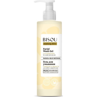 Bisou Matting BIO Čistící pleťový gel Čištění a osvěžení smíšená a mastná pleť 150 ml