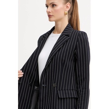 Marella Сако Marella Emme by Marella в тъмносиньо с двуредно закопчаване с десен 2525916062200 (2525916062200)