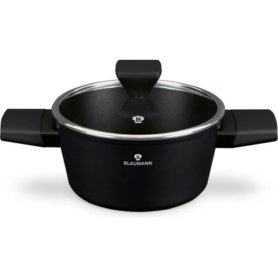 Pro-Tech shop Kastrol s poklicí a titanovým povrchem Black Silver 20cm 55355