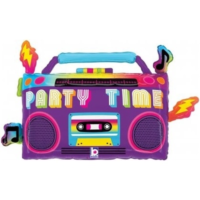 GRABO fóliový balónek Rádio Party Time 29" 74cm nafukovací