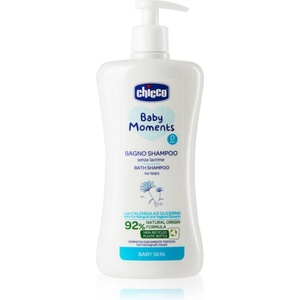Chicco Baby Moments Bath Shampoo шампоан за цялото тяло за деца от раждането им 0 m+ 500ml