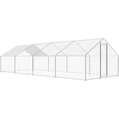 Aga Výběh pro slepice 3x8x2 m s krycí plachtou 24m2 – Zboží Dáma