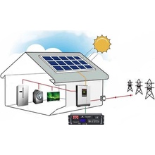 VSelektro Solární sestava Hybrid II 9 / 4,1 kWp a AKU 4x250Ah