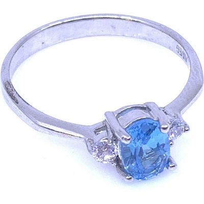 Jan Kos jewellery Stříbrný prsten s topazem MHT 8179 S260