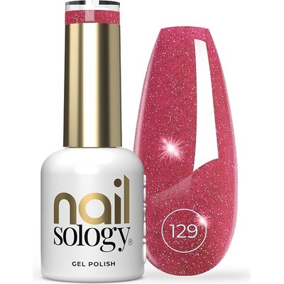 Clavier Nailsology Hybridný gél s efektom Flash 129 Lambada Pink 8 ml