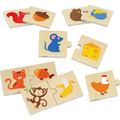 Viga puzzle krmení zvířátek