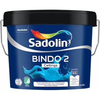Barva Sadolin Bindo 2 BW, bílá, 2,5l