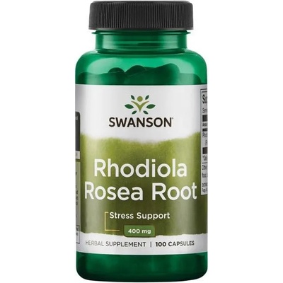 Swanson Rhodiola Rosea Root, 400 mg, 100 капсули, Swanson (SW1004)