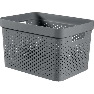 CURVER Úložný box INFINITY 17 l recyklovaný plast tmavě šedý