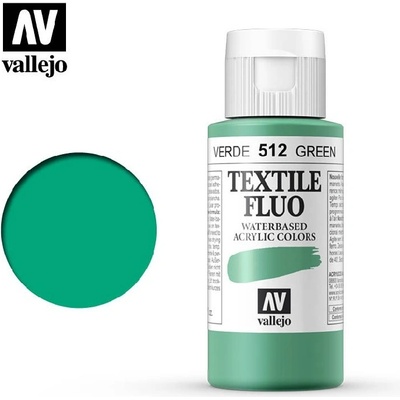 Vallejo Textil Color Fluorescent 512 Green 60 ml