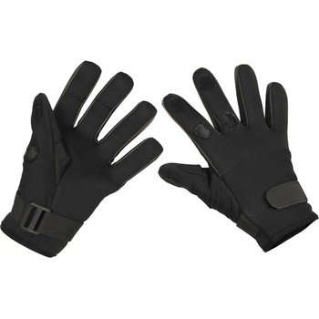 MFH Неопренови ръкавици MFH Mesh, черни (15883A)