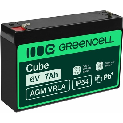 Green Cell Battery 6V 7AH AGM12