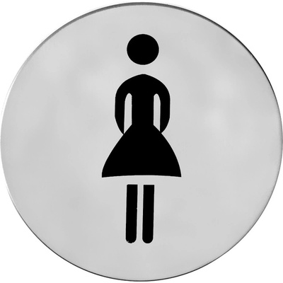 Piktogram ACT Dámy K samolepící (nerez) DOPRODEJ