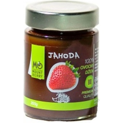 Mountberry Bio ovocný džem Jahodový 200 g