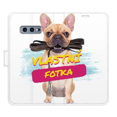 Flip pouzdro iSaprio - Samsung Galaxy S10e s vlastním motivem a kapsičkami na karty (Flip knížkové pouzdro, kryt, obal iSaprio - Samsung Galaxy S10e s vlastním potiskem, 360° ochrana telefonu, přihrád