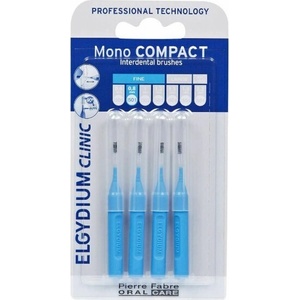 Pierre fabre dermatologie Интердентални четки, Elgydium Clinic Mono Compact 0.4 mm 4 brushes