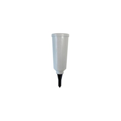 BESOP - Váza na hrob zapichovacia 25cm šedá