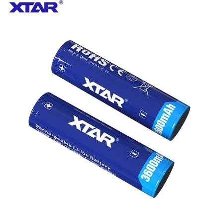 XTAR Акумулаторна батерия XTAR за фенери 18650 със защита , 3600mAh, Li-ion (XTAR-BL-CR18650-3600PCM)