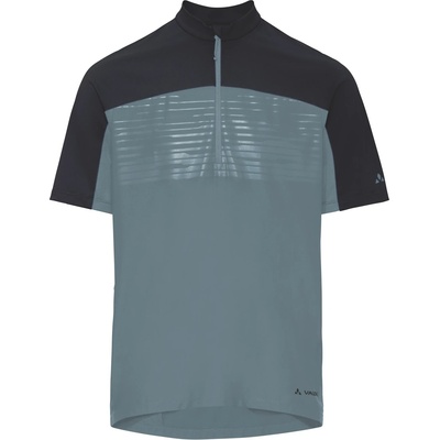 Vaude Мъжка фланелка с къс ръкав за колоездене Vaude Qimsa Pro Half Zip Shirt Cycling jersey - Heron (056-3956-0312)