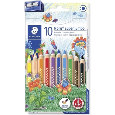 STAEDTLER Цветни моливи Noris Club Super Jumbo ass (10) (129 NC10)