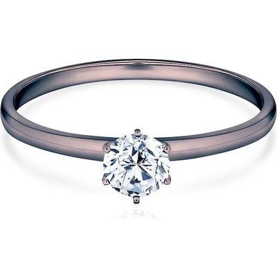 SAVICKI Годежен пръстен savicki: черно злато, диамант