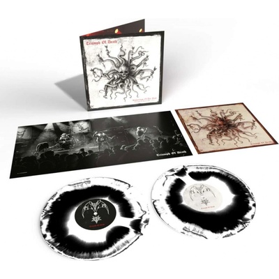 Triumph Of Death: Resurrection Of The Flesh Coloured White & Black Swirl Vinyl: 2Vinyl LP