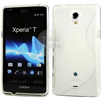 Sony Xperia T LT30p Силиконов Калъф Бял + Протектор